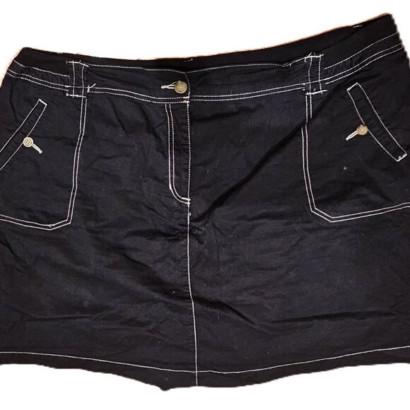 SUMMER SALE! PRICE DROPPED! 24W navy blue skort - Picture 1 of 2